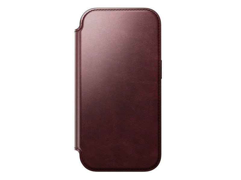 Nomad - Modern Leather Folio - iPhone 17 Pro | Burgundy | Horween