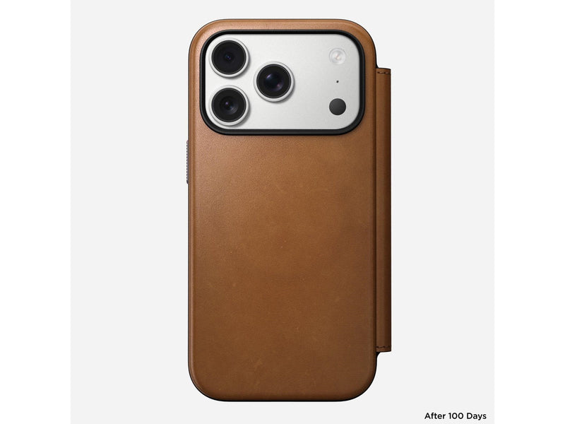 Nomad - Modern Leather Folio - iPhone 17 Pro | English Tan-C |  Leather