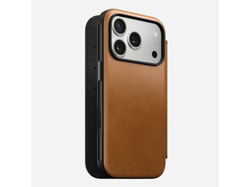 Nomad - Modern Leather Folio - iPhone 17 Pro | English Tan-C |  Leather