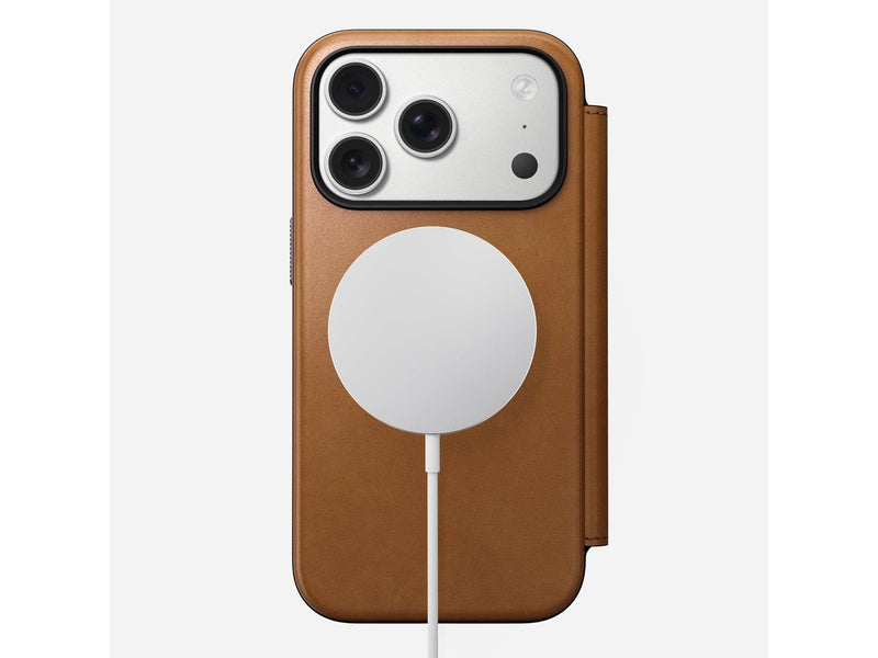 Nomad - Modern Leather Folio - iPhone 17 Pro | English Tan-C |  Leather