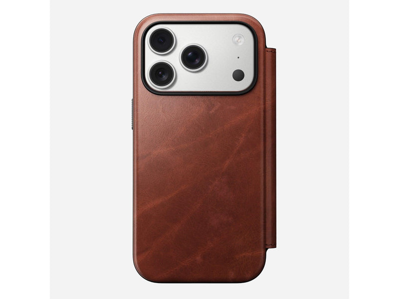 Nomad - Modern Leather Folio - iPhone 17 Pro | Olde Dublin | Horween