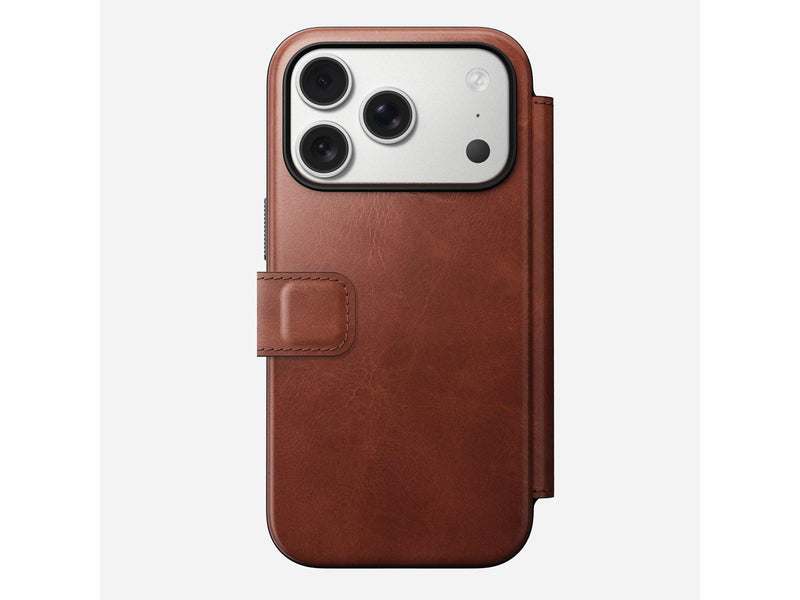 Nomad - Modern Leather Folio - iPhone 17 Pro | Olde Dublin | Horween