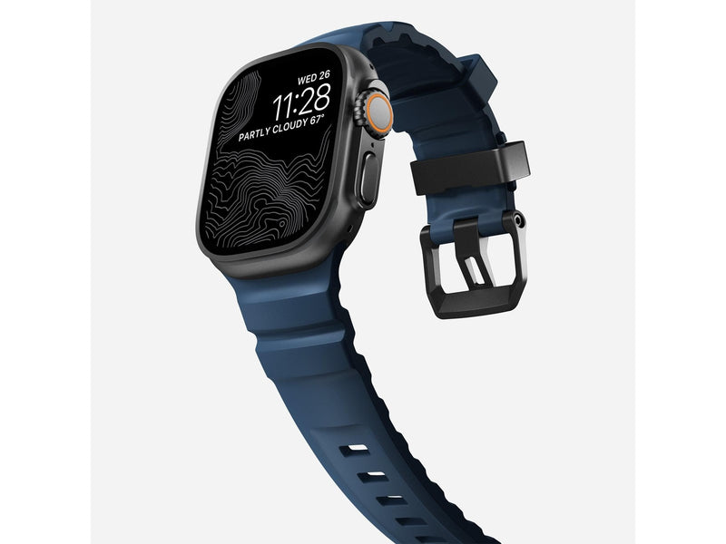 Nomad Rocky Point Band - 45mm | Atlantic| Black Hardware