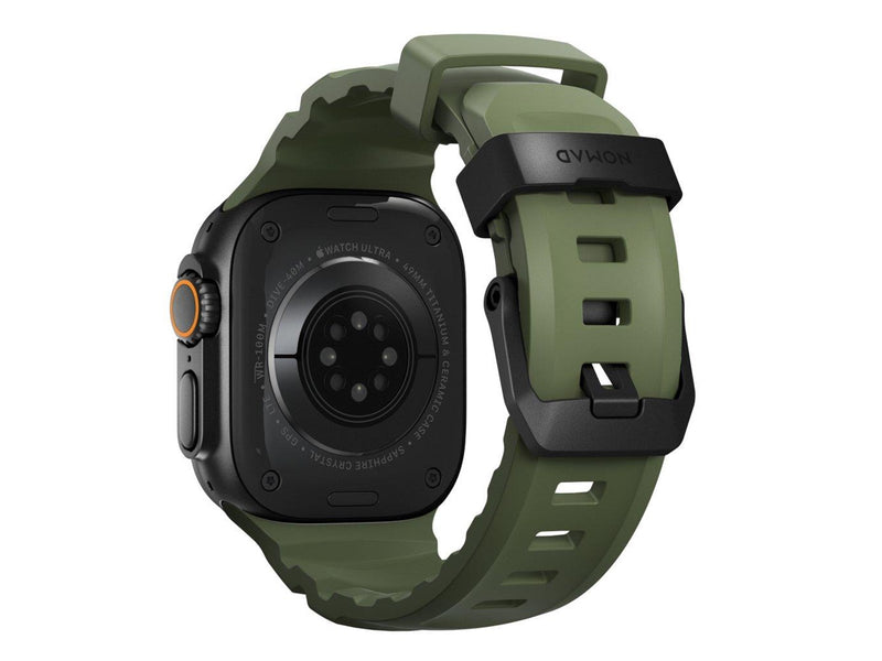 Nomad Rocky Point Band - 45mm | Forest| Black Hardware