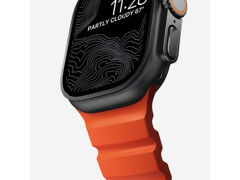 Nomad Rocky Point Band - 45mm | Magma| Black Hardware LTD EDI