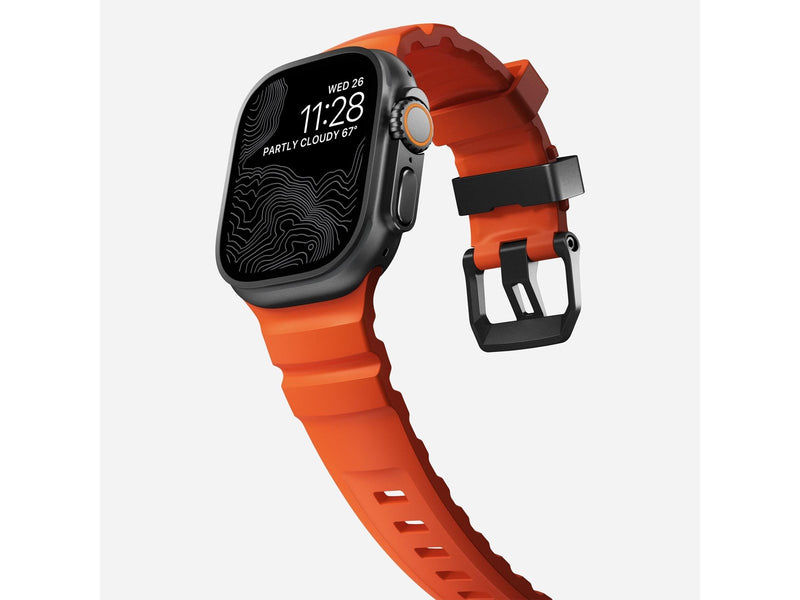 Nomad Rocky Point Band - 45mm | Magma| Black Hardware LTD EDI