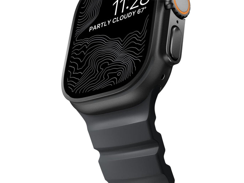 Nomad Rocky Point Band - 45mm | Storm| Black Hardware