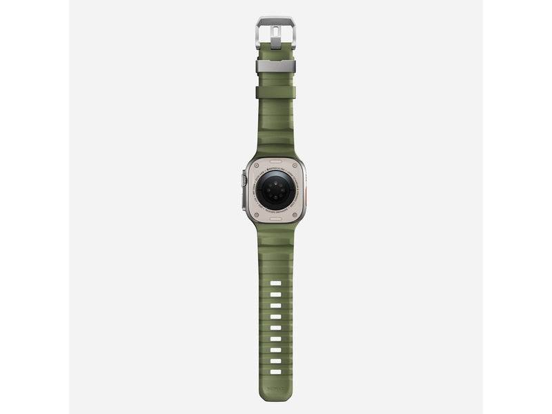 Nomad Rocky Point Band - 46mm/49mm | Forest | Natural Hardware