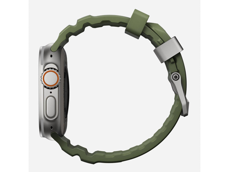 Nomad Rocky Point Band - 46mm/49mm | Forest | Natural Hardware