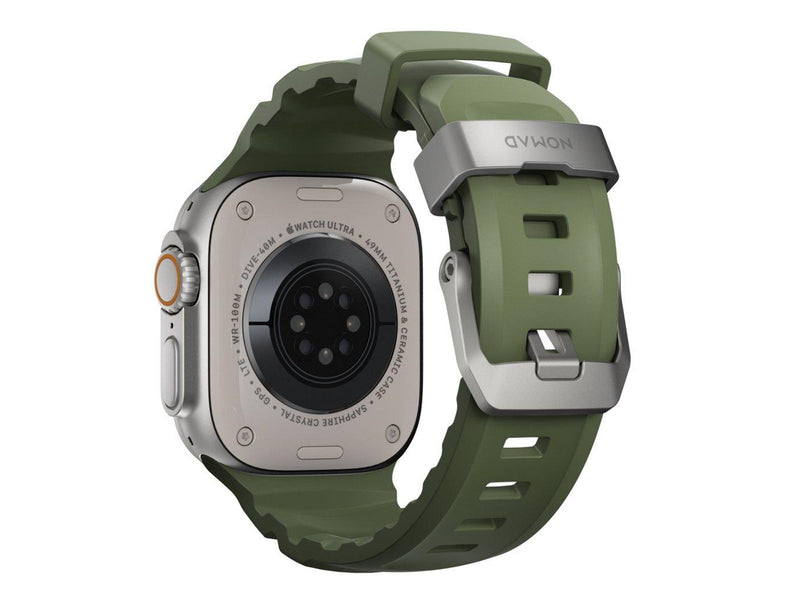 Nomad Rocky Point Band - 46mm/49mm | Forest | Natural Hardware