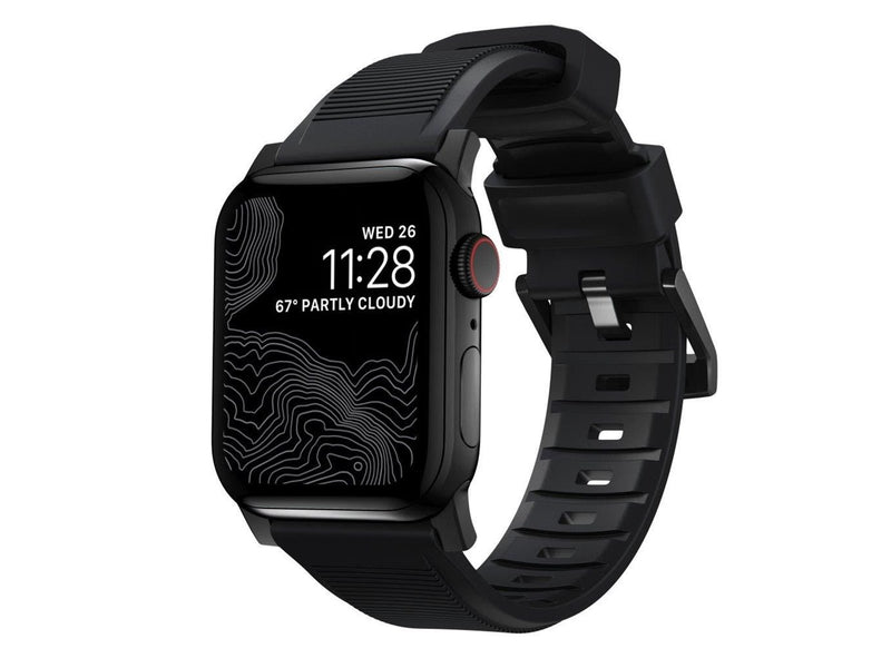 Nomad - Rugged Band - 44mm/42mm | Black Hardware | FKM | V2