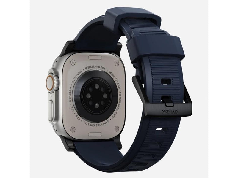 Nomad Rugged Band - 45mm | Atlantic Blue | Black Hardware