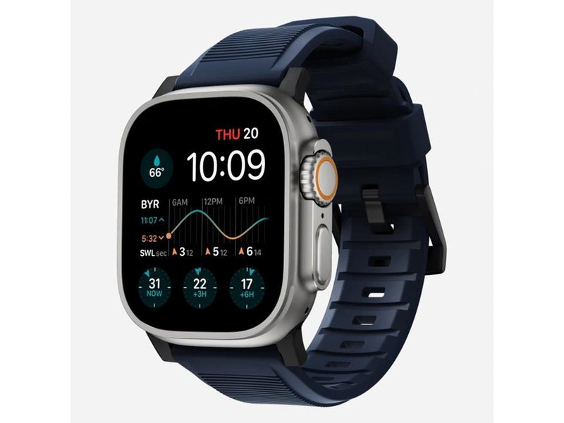Nomad Rugged Band - 45mm | Atlantic Blue | Black Hardware