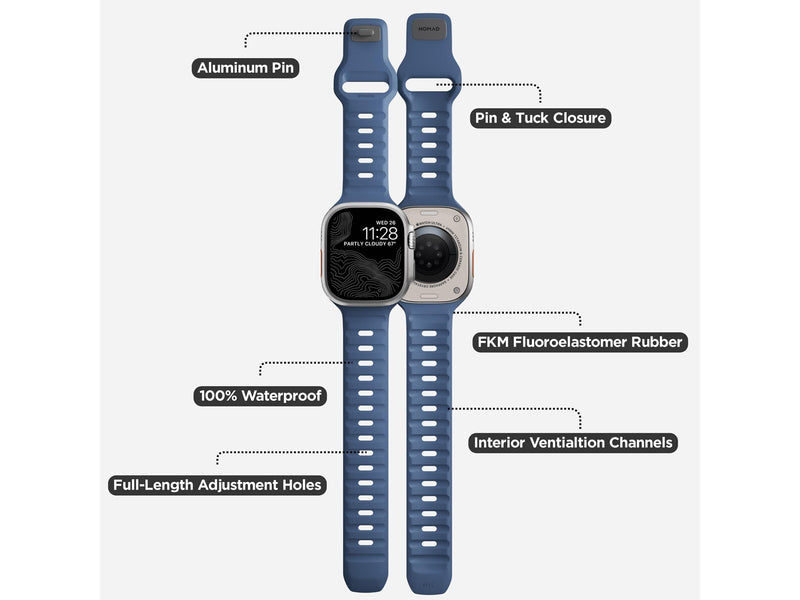 Nomad Sport Band - 45mm | Naval