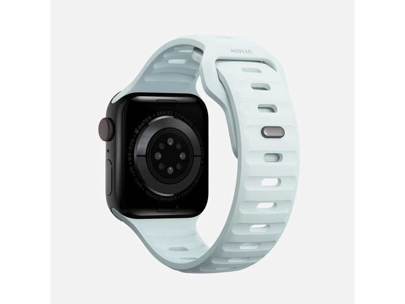 Nomad Sport Strap Ice Blue Glow - Apple Watch 42mm/41mm/40mm/38mm