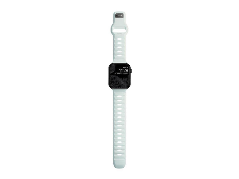 Nomad Sport Strap Ice Blue Glow - Apple Watch 42mm/41mm/40mm/38mm