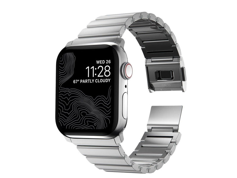 Nomad - Steel Band - 44mm/42mm | Silver Hardware | V2