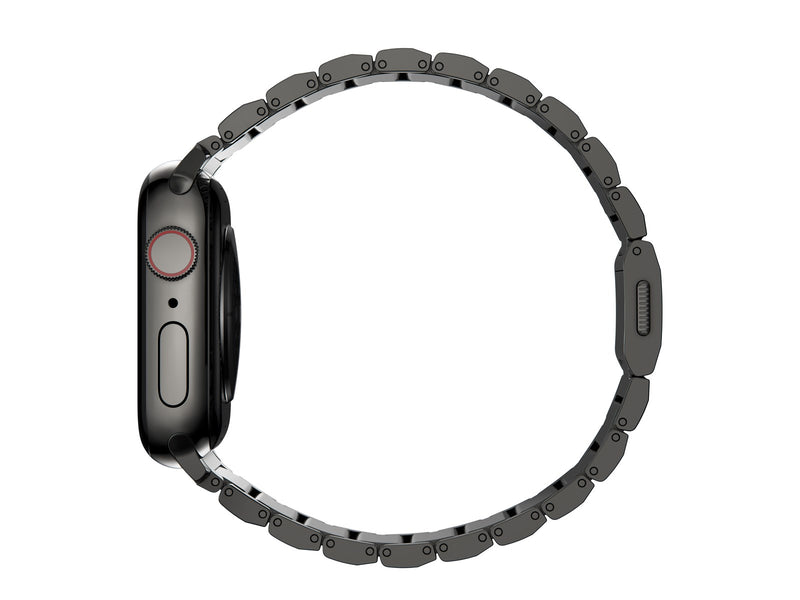 Nomad Strap Stainless Steel Graphite Black V2 42/44/45/49 mm