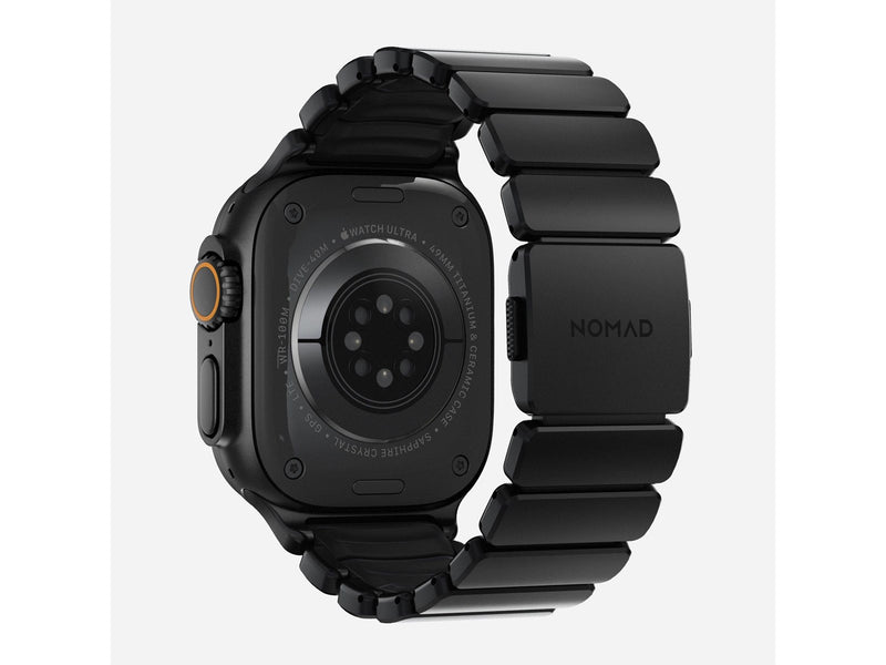 Nomad Stratos Band - 49mm | Black Titanium | Black FKM
