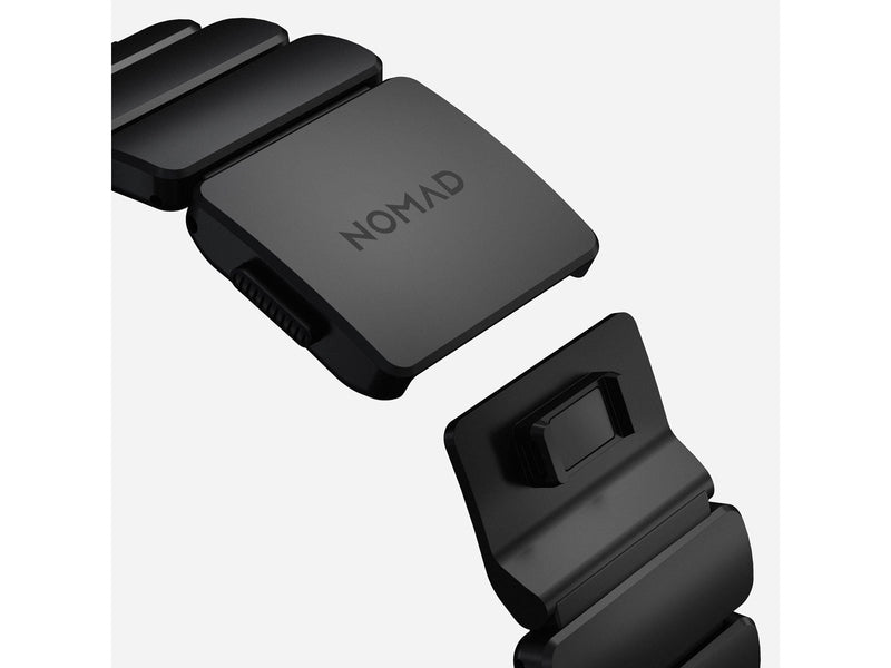 Nomad Stratos Band - 49mm | Black Titanium | Black FKM