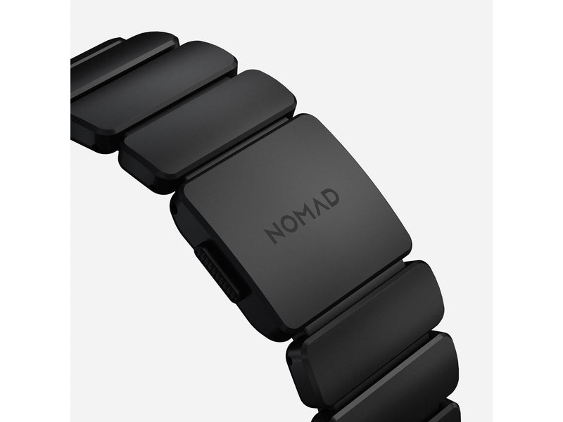 Nomad Stratos Band - 49mm | Black Titanium | Black FKM