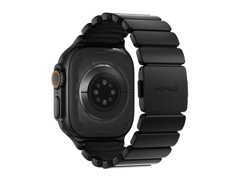 Nomad Stratos Band - 49mm | Black Titanium | Black FKM