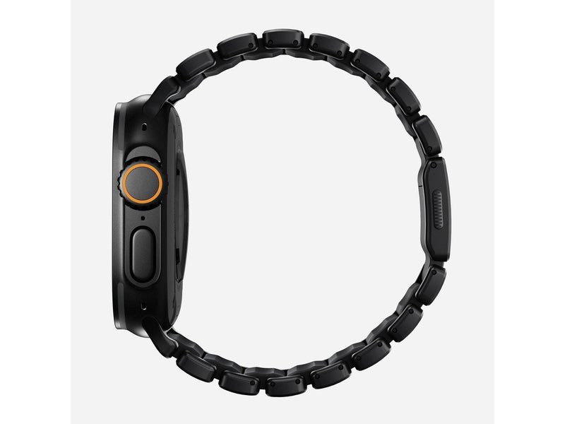 Nomad Stratos Band - 49mm | Black Titanium | Black FKM