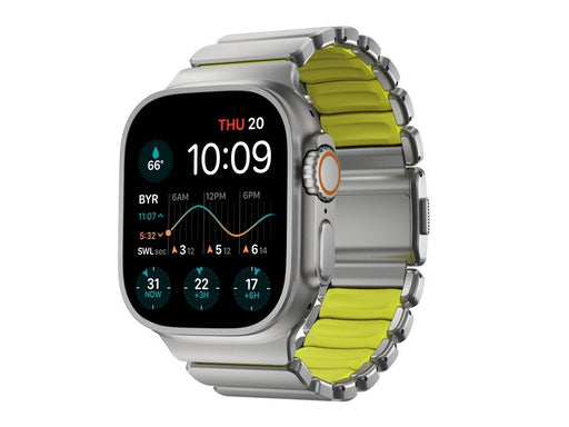 Nomad Stratos Band - 49mm | Natural Titanium | Volt FKM