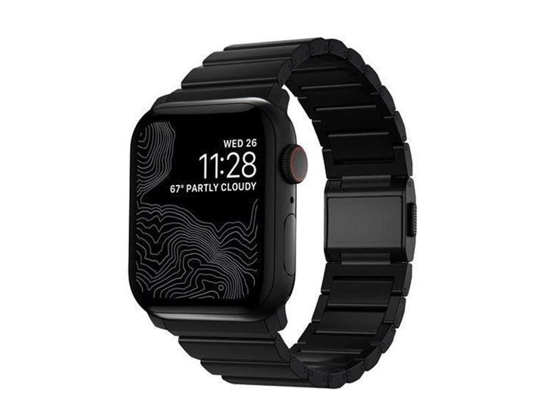 Nomad Titanium Band - 46mm/49mm | Black Hardware | V2