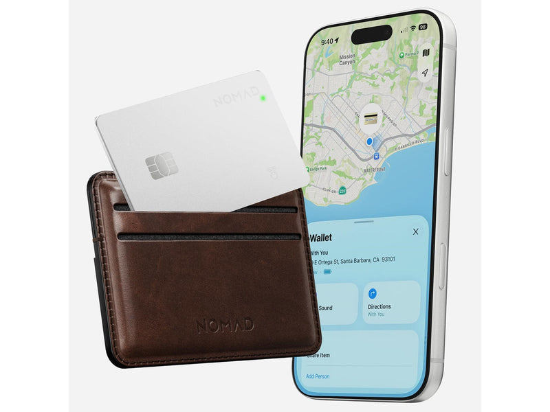 Nomad Tracking Card Pro - Find My | White