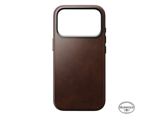 Nomad - Traditional Leather Case - iPhone 17 Pro | Rustic Brown | Horween