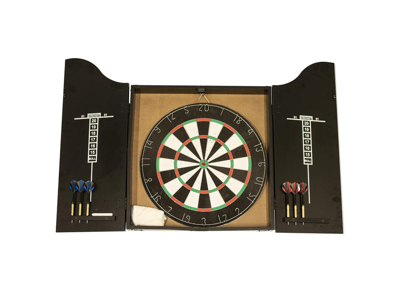 Nordic Games Dartskive klassisk i dartskab med dartpile