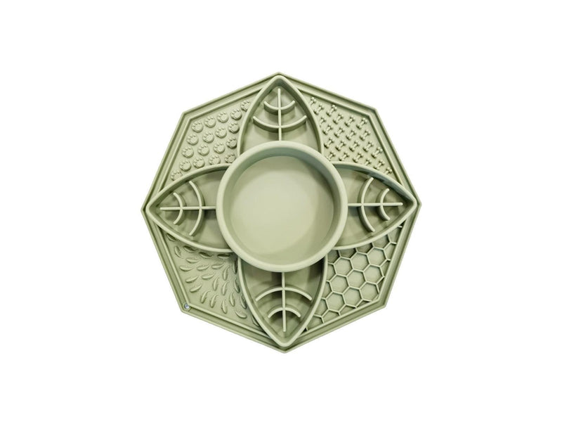 Nordic Paws - Lickmat 2in1 - Green - 28x26.5cm