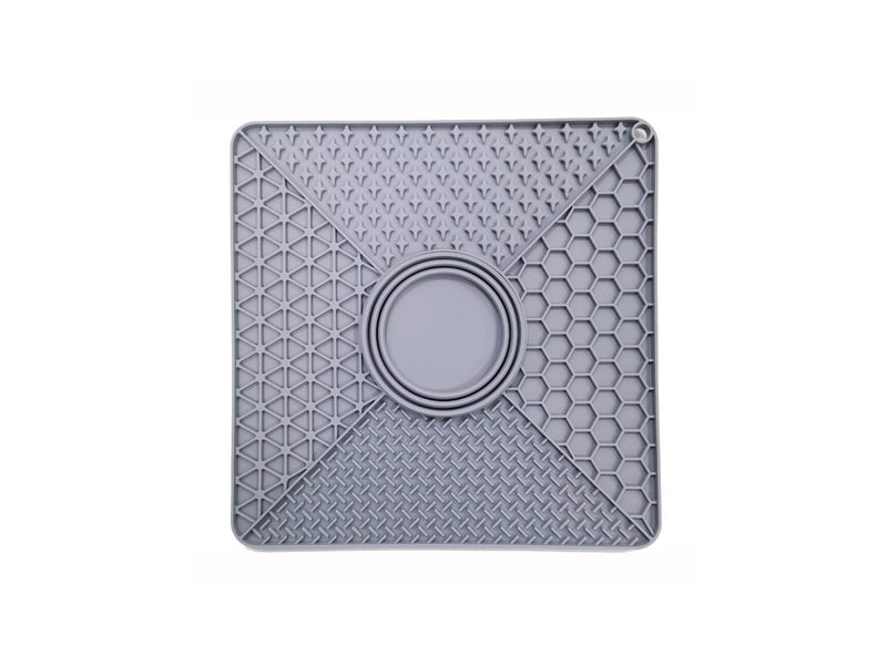 Nordic Paws - Lickmat XL - Grey - 32 x 32 cm