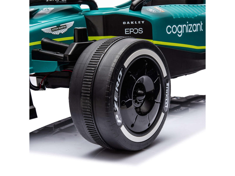Nordic Play Elbil Formel 1 Aston Martin 4 x 12 motor EVA hjul