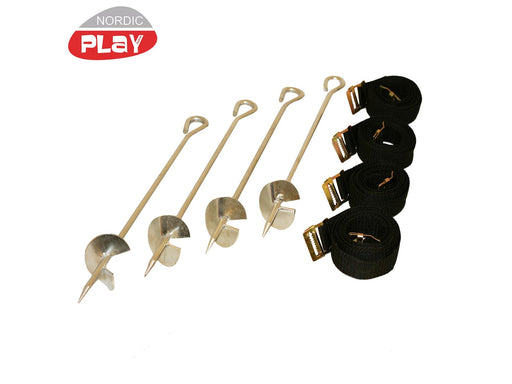 Nordic Play Storm anchors for trampolines