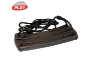 Nordic Play swing seat black with black rope