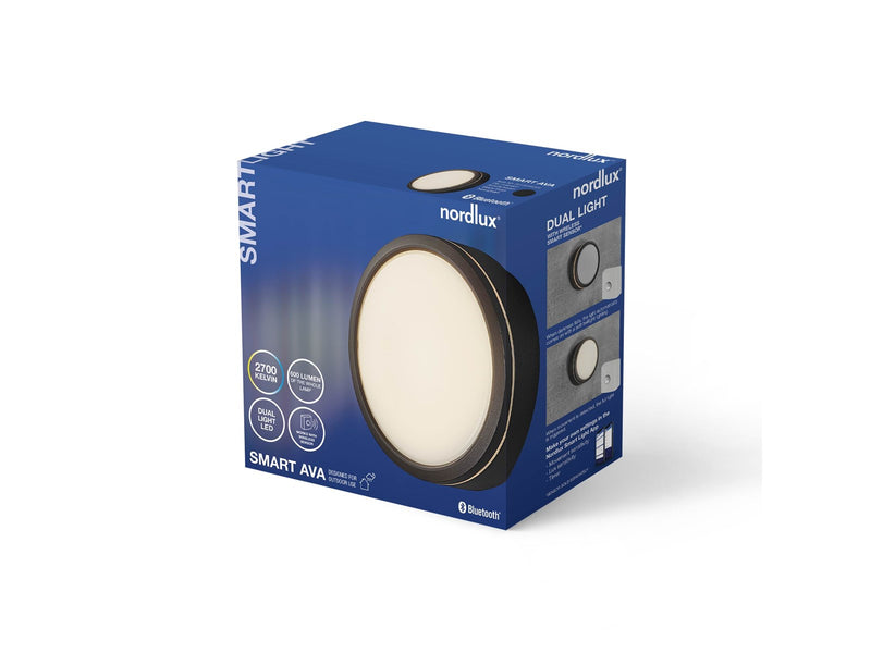 Nordlux Ava Smart Deckenleuchte Schwarz