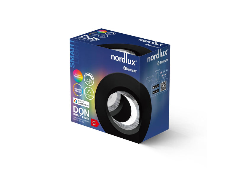 Nordlux Don Smart Color Einbaustrahler Schwarz