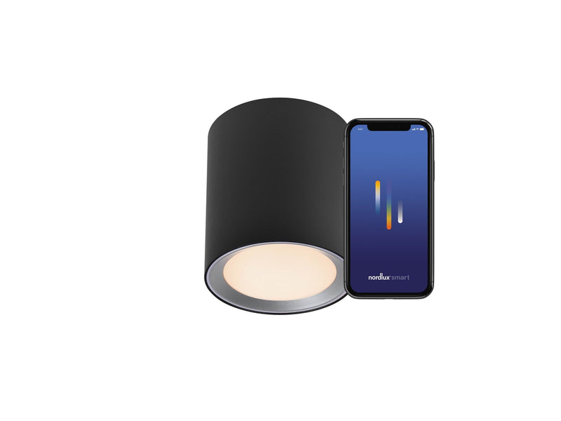 Nordlux Landom Smart Long Deckenleuchte Schwarz