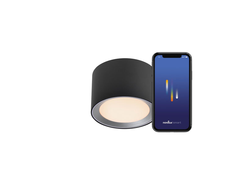 Nordlux Landon Smart Deckenleuchte Schwarz