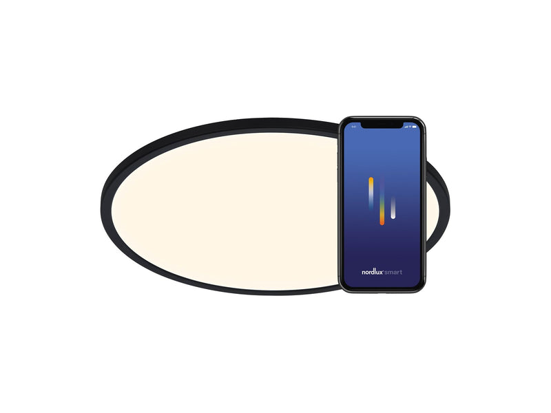Nordlux Oja Smart 29 Deckenleuchte Schwarz