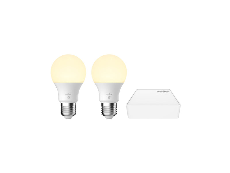 Nordlux Smart 2Xe27 + Eu Bridge Bridge Weiss