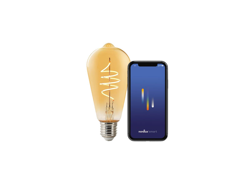 Nordlux Smart E27 St64 Deco Leuchtmittel Bernstein
