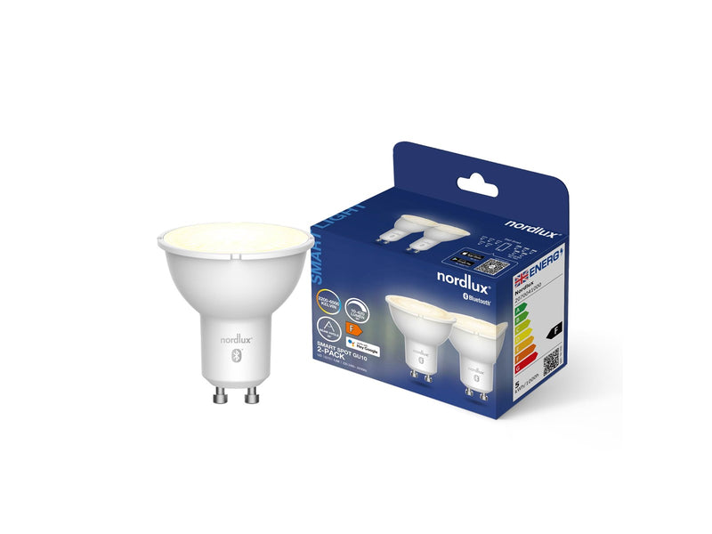 Nordlux Smart GU10 2-Kit Leuchtmittel Opal Weiss