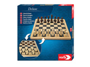 Noris DEvi LOVEuxe Wooden - Chess & Checkers