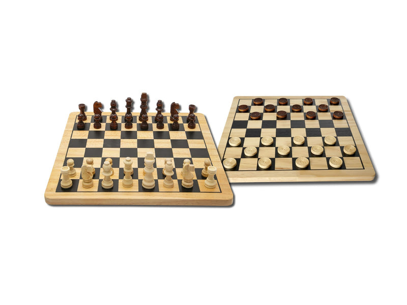 Noris DEvi LOVEuxe Wooden - Chess & Checkers