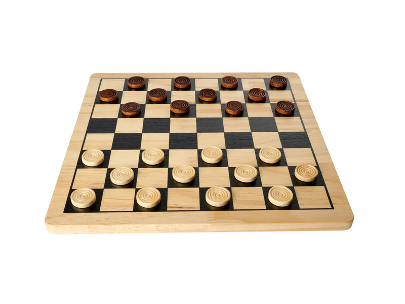 Noris DEvi LOVEuxe Wooden - Chess & Checkers