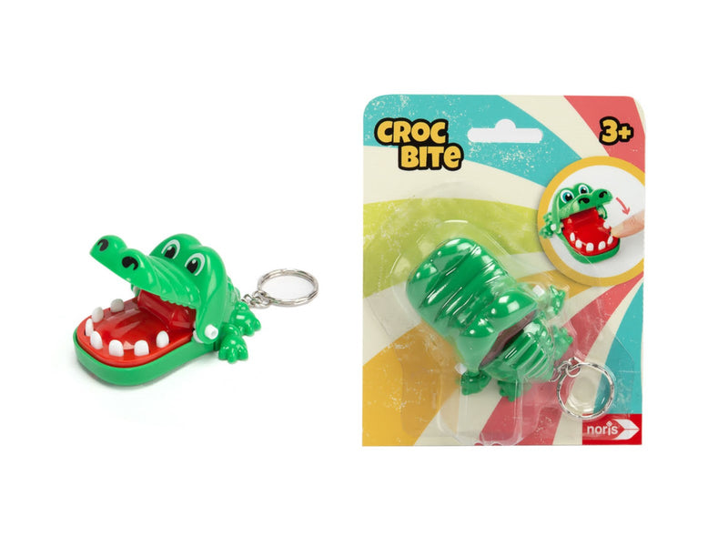 Noris Mini biting Crocodile
