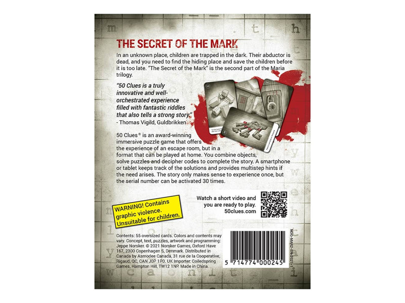 Norsker Games 50 Clues - Maria part 2: The Secret of the Mark (EN)